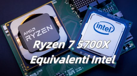AMD Ryzen 7 5700X Equivalenti Intel
