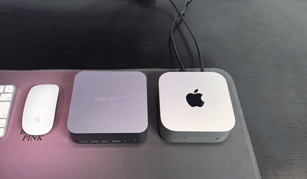 mac mini gaming vs geekom mini pc