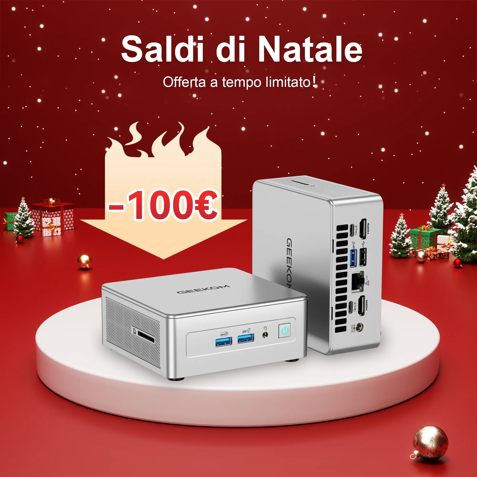 GEEKOM AE8 Mini PC Saldi di Natale