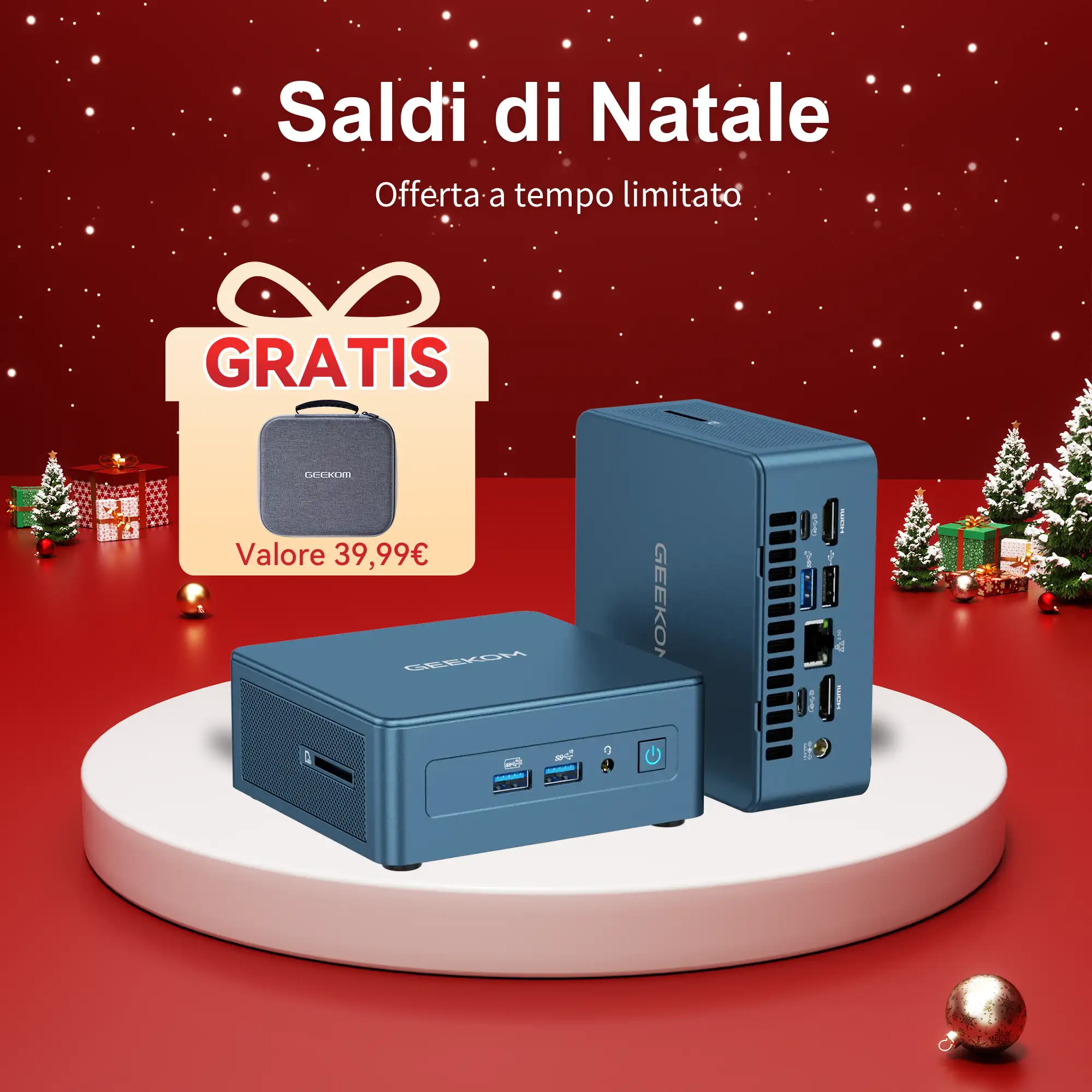 GEEKOM Mini IT13 Mini PC Saldi di Natale