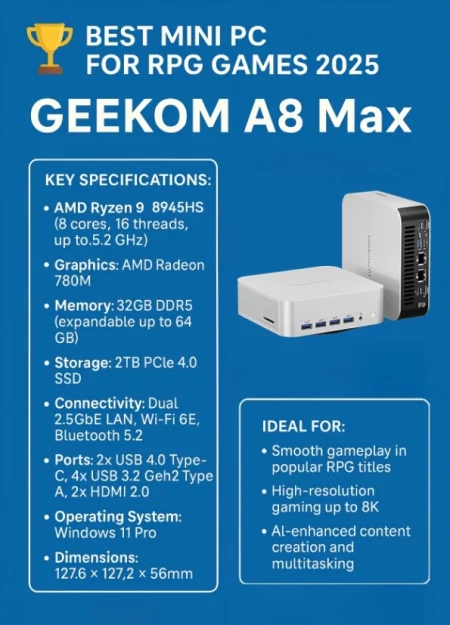 miglior mini PC per giochi RPG