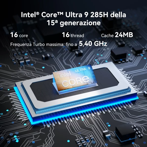 Mini PC GEEKOM con processore Intel Core Ultra 9 285H