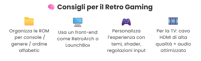 Consigli per il Retro Gaming