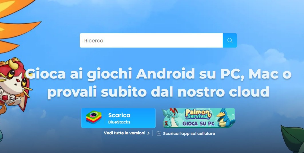 Emulatori Android per PC：BlueStacks