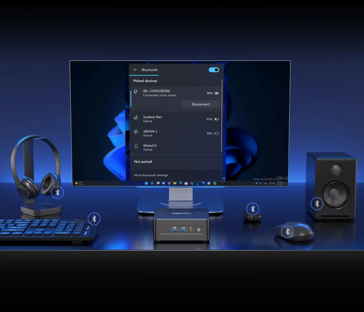 mini PC AI GEEKOM IT15 con grafica Intel Arc