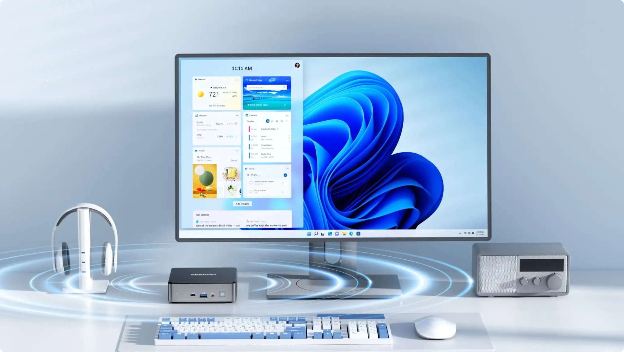 Mini PC GEEKOM con Windows 11 preinstallato
