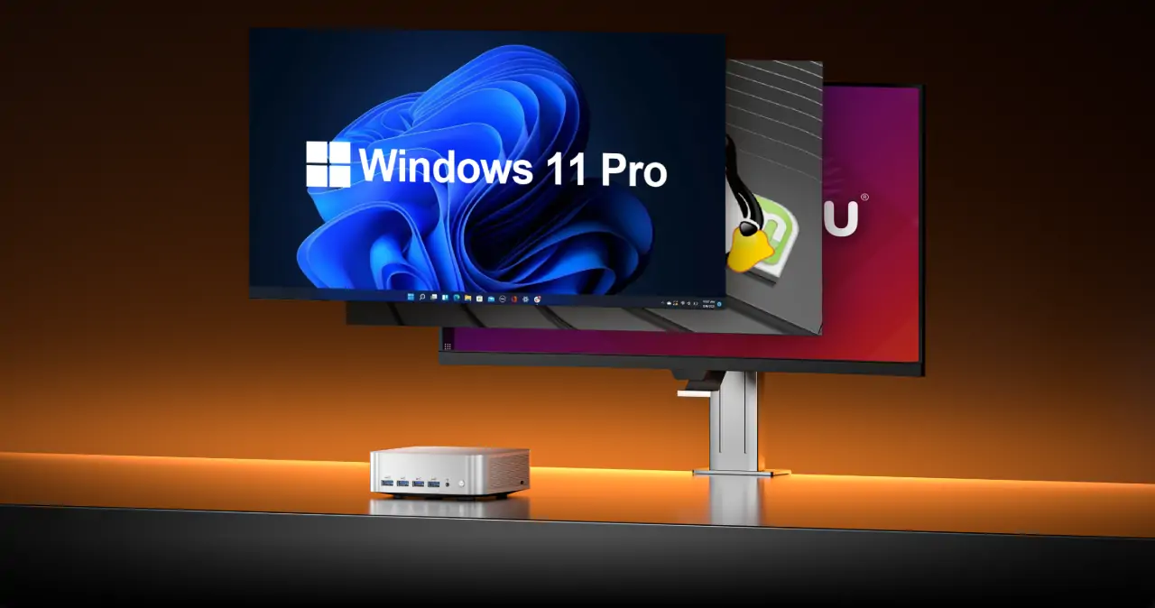 GEEKOM A9 Max AI Mini PC con Windows 11 Pro