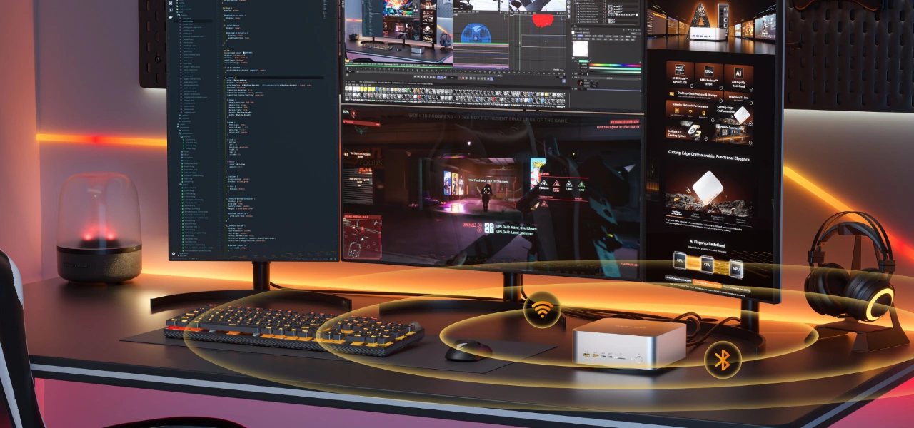 GEEKOM A9 MEGA: supporto per quattro display e esperienza Wi-Fi 7 ad alta velocità
