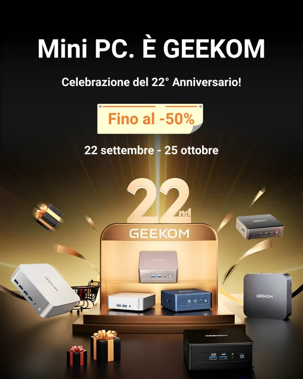 GEEKOM Celebrazione del 22° Anniversario!