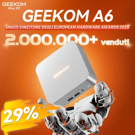 GEEKOM A6 Mini PC AMD Ryzen™ 7 6800H