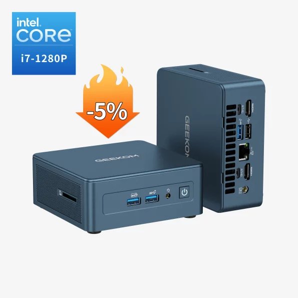 GEEKOM IT12 Mini PC con Intel® Core™ i7-1280P