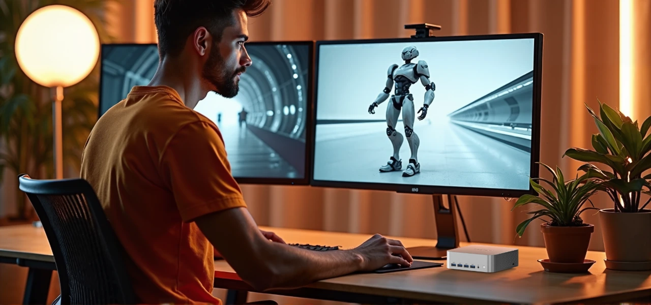 Geekom A9 Max workstation creativa