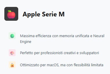 Prestazioni AI di Apple