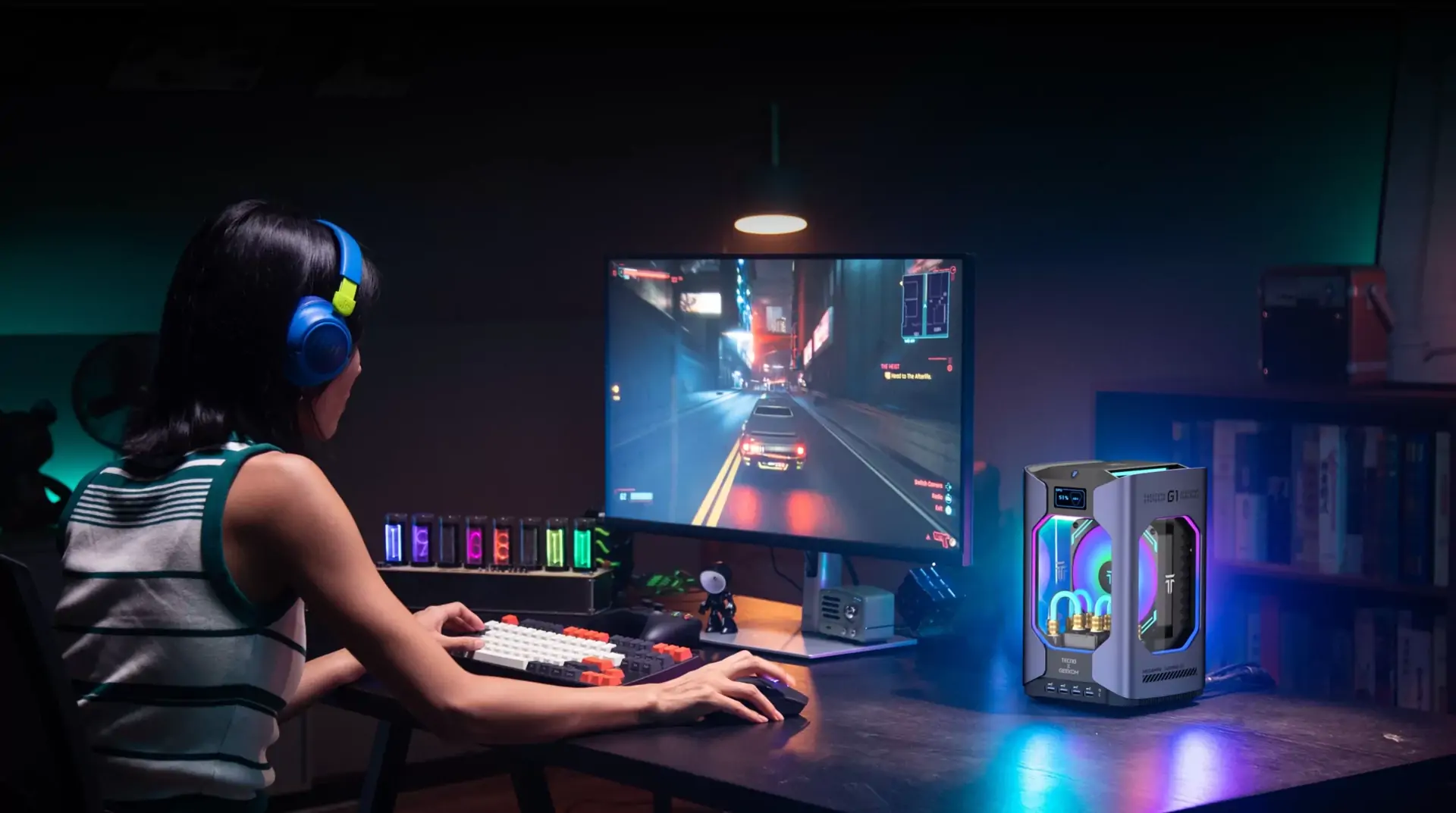 Giocare con il mini PC GEEKOM MEGAMINI G1 con GPU RTX 4060