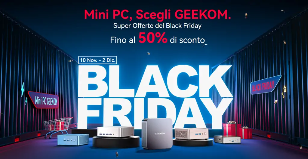 Sfrutta al Massimo il Black Friday: La Tua Guida alle Offerte sui Mini PC GEEKOM
