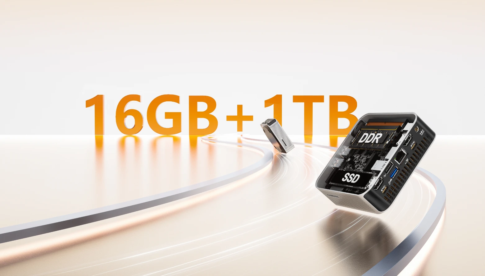 16 GB di RAM DDR e 1 TB di SSD