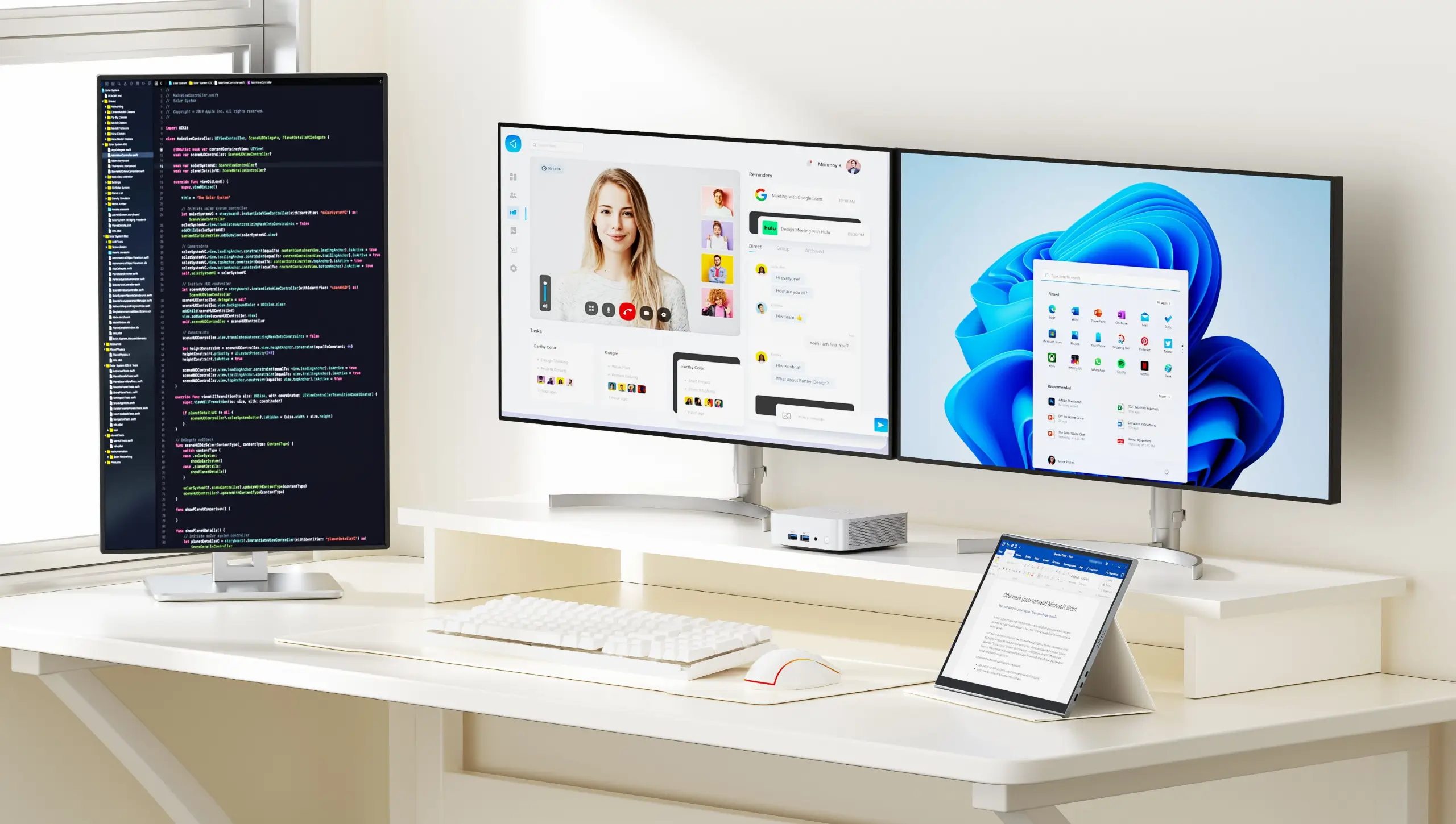Supporto fino a 4 monitor contemporaneamente