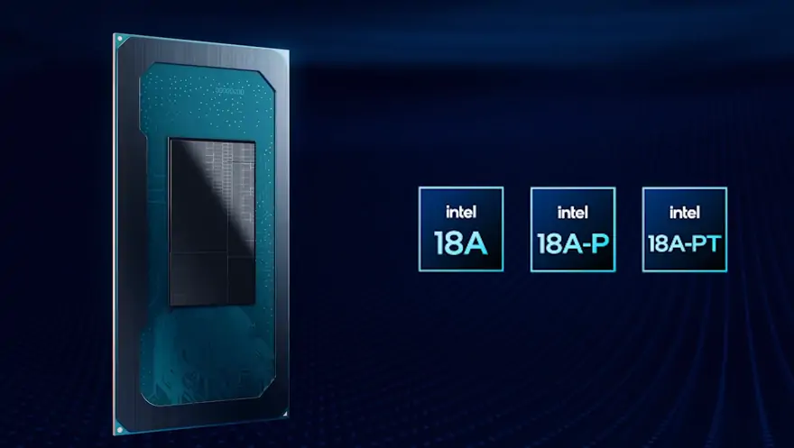 Panther Lake basato sul processo Intel 18A