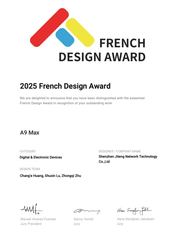 GEEKOM A9 Max vince il French Design Awards 2025