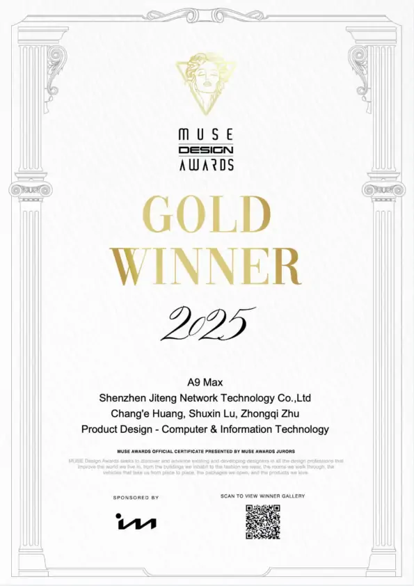 GEEKOM A9 Max vince il Muse Design Award 2025