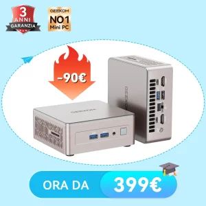 GEEKOM A5 Mini PC con AMD Ryzen™ 5 7430U