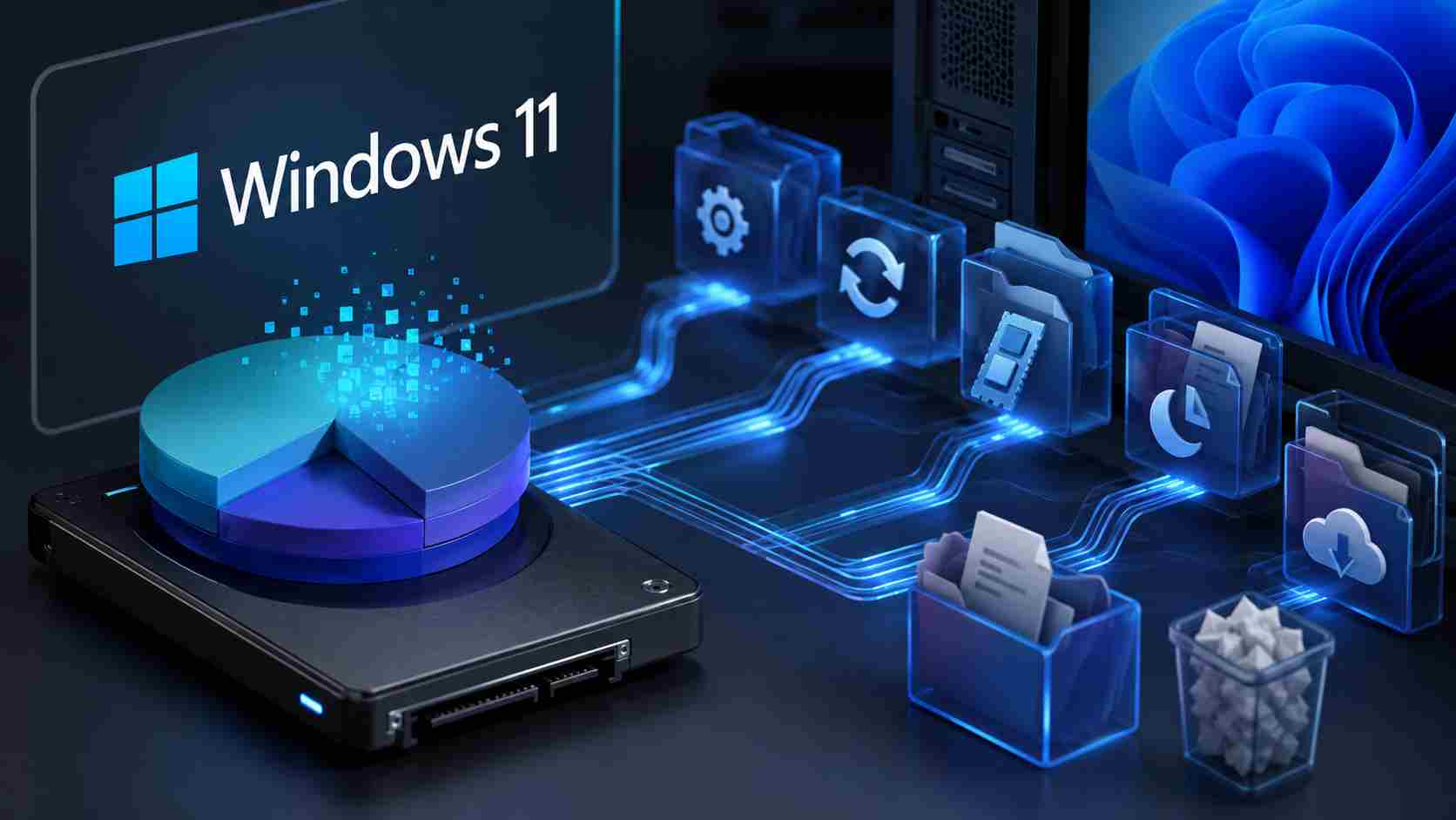 spazio occupato da Windows