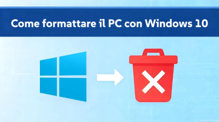 formattare Windows 10