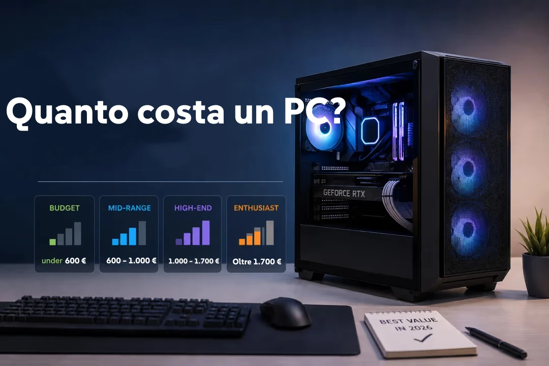 Quanto costa un PC? Trova il miglior rapporto qualità-prezzo nel 2026