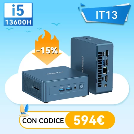 GEEKOM IT13 Mini PC con Intel® Core™ i5-13600H