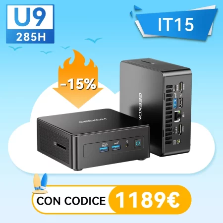 GEEKOM IT15 Mini PC con Intel® Core™ Ultra 9 285H