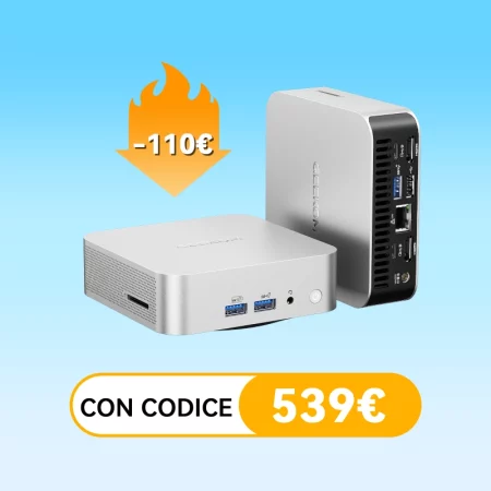 A5 Pro 2026 Edition Mini PC con AMD Ryzen™ 5-7530U