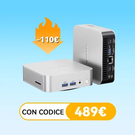 A5 Pro 2026 Edition Mini PC con AMD Ryzen™ 5-7530U