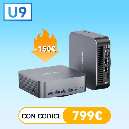 GT1 Mega Mini PC AI con Intel® Core™ Ultra 9 185H